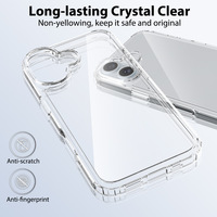 IDÉAL Ultra-Mince Transparent Transparent TPU PC étui pour iphone 11 12 13 15 16 17 Pro Max Couverture De Téléphone Portable Souple