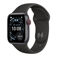 Montre connectée S11 avec écran TFT en silicone, charge sans fil, pour appels, moniteur de fréquence cardiaque et de tension artérielle, pour hommes