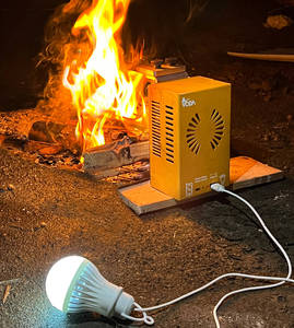 Generatore portatile alimentato a calore luce per Barbecue all'aperto alimentazione di emergenza del telefono cellulare - Product Image 2