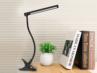 15 lampes LED avec port USB pour protection des yeux, effet miroir, Flexible, idéale pour un bureau ou une Table de chevet