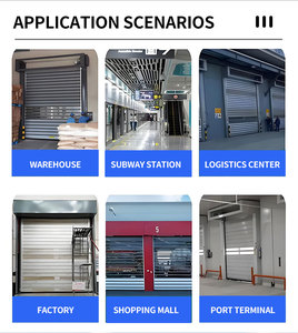 Porte à grande vitesse en <span class=keywords><strong>PVC</strong></span> de style design industriel Porte d'entrée à grande vitesse radar à grande vitesse pour l'extérieur - Product Image 6