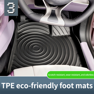 Car Accessories Designer Carpets Anti Slip Rubber All Weather Luxury Wholesale TPE <strong>Custom</strong> Universal Car <strong>Floor</strong> <strong>Mats</strong>