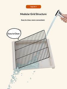 Nouvelle Cage pour Chien avec Toilettes Séparées, Modèle Villa, pour Petits <span class=keywords><strong>Chiens</strong></span>, Dotée <span class=keywords><strong>d</strong></span>'un Chambre, <span class=keywords><strong>d</strong></span>'un Salon et <span class=keywords><strong>d</strong></span>'une Salle de Bain, Installation Facile, Maison pour Animaux de Compagnie - Product Image 3