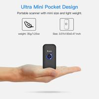 Lecteur de codes-barres Eyoyo EY-009P 1D 2D PDF417 QR Code, petite taille, mini fil, 2.4G Bluetooth sans fil, portable, 3 en 1