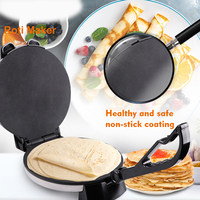 Machine à crêpes Taco antiadhésive et automatique avec bouton de Thermostat, 1 pièce, capati