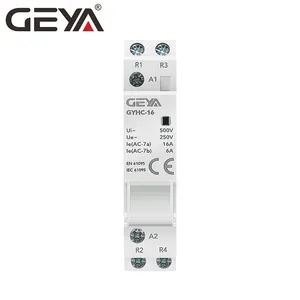 GEYA GYHC 2P 63A Contactor 2NO 110V 220V AC Cuộn Dây Điện Tiếp Xúc Từ Với Giấy Chứng Nhận CE CB