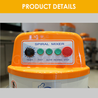 Dmwd — service de pâtisserie ménager, monophasé, 20 litres, 8kg, mélangeur en spirale, pâte à farine, pain, machine de boulangerie, prix