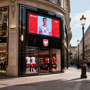 Écran LED numérique extérieur P2.9 de 6,56 pieds x 9,84 pieds pour les matchs de football de l'équipe nationale polonaise, <span class=keywords><strong>magasin</strong></span> essentiel - Product Image 2