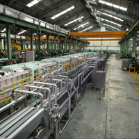 Ligne de décapage continu semi-automatique haute capacité et robuste pour machines métallurgiques