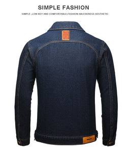 Hot Selling Classic Style Men's <strong>Denim</strong> <strong>Jackets</strong> Latest Plus Size <strong>Lightweight</strong> and Breathable for Winter Wholesale Offered - Product Image 2