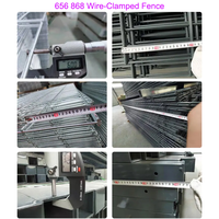 Usine de confiance, Panneau de clôture en treillis métallique double 2D, galvanisé, avec modélisation 3D incluse, revêtement en poudre PVC vert, noir, gris, 656 868