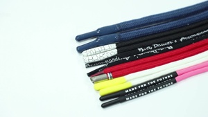 工場カスタムOEM防水ドローコード、スウェットシャツ、パーカー、靴用、100％ポリエステル編組コーティングコード - Product Image 2