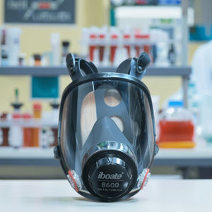 Iboate बहु समारोह सांस लेने योग्य धूल प्रूफ गैस सुरक्षा मास्क सिलिकॉन पूर्ण चेहरा मास्क - Product Image 3