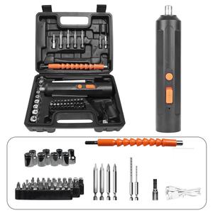 High-<b>Torque</b> Rechargeable Electric <b>Screwdriver</b> Set Mini Household Tools with Industrial Grade Battery-Powered Handheld Power Tool - Product Image 1