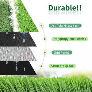 Sân cỏ nhân tạo, thảm cỏ tổng hợp sân bóng đá cao 40MM 50MM 60MM dành cho sân bóng đá thể thao - Product Image 5