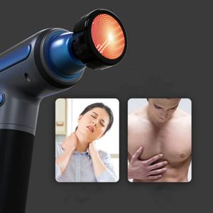 Pistolet de massage portable sans fil à double tête pour relaxation musculaire profonde et massage des tissus musculaires - Product Image 6