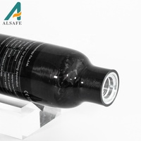 Alsafe 300bar/4500psi 220/300/370cc paintball 300bar fibre de carbone réservoir d'air bouteille cylindre M18x1.5