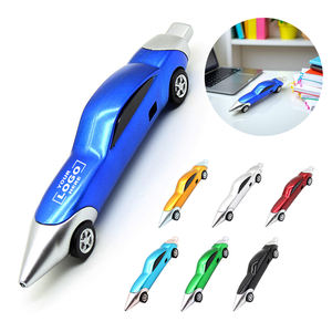 定制标志创意多色汽车造型球男孩赛车钢笔促销玩具礼品圆珠笔 - Product Image 1