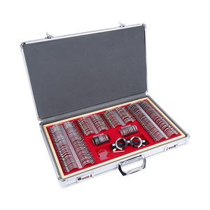 Kit de Diagnóstico Óptico Metálico JS-266B ROJO con Múltiples Lentes y Estuche Interior Rojo - Product Image 2