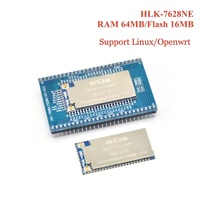 Módulo de Router Inalámbrico WiFi HLK-7628N MT7628 OpenWrt, Placa de Prueba Linux para Gateway 4G LTE con 256MB 128MB 32MB 7628NE 7628NL