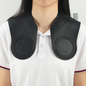 Estilista de peluquería, cuello de corte, protector de envoltura de cuello de silicona para corte de pelo, tinte para el cabello, diseño de cinta mágica, capa de corte de pelo de silicona - Product Image 2
