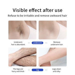 Crema depilatoria única de Aloe Vera para axilas, cara, cuerpo, púbico, para hombres y mujeres, Etiqueta Privada, crema depilatoria permanente indolora - Product Image 5