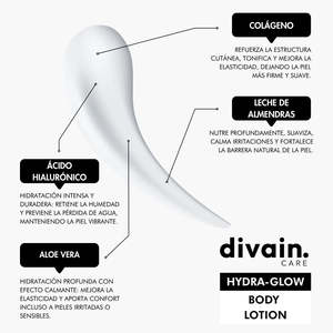 Divain Hydra-Glow Lozione Corpo 100ml Idratante per Uso Quotidiano - Product Image 3