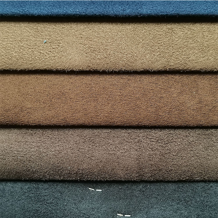 152#China Textile Suede Upholstery Fabric 100Polyester Spandex Suede Leather Suede Fabric for Sofa
