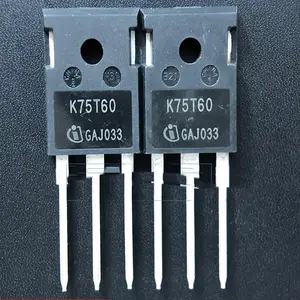 Baru asli Converter K75N60 TO-247 75A/600V mesin las konverter frekuensi IGBT tabung daya tinggi