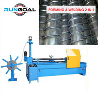 RUNGOAL Machine de soudage pour pieux d'ancrage hélicoïdaux et vis d'ancrage au sol, avec moteur PLC et pompe, 380V 20kW