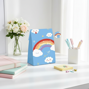 <span class=keywords><strong>Bolsas</strong></span> de Papel <span class=keywords><strong>Kraft</strong></span> Reutilizables, Ecológicas, Impermeables, Duraderas y Aptas para Alimentos, Hechas con Materiales Reciclados, para Fiestas de Cumpleaños Infantiles con Temática de Arcoíris - Product Image 3