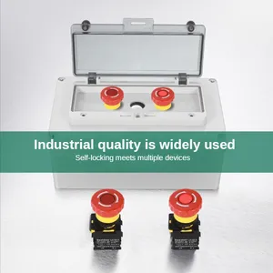 Botón de Paro de Emergencia Suowei con Luz LA155-A-11ZS, Interruptor de Encendido Autoblocante de 22MM - Product Image 2