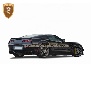 Kit de carrosserie en fibre de verre Style PD pour <span class=keywords><strong>Chevrolet</strong></span> <span class=keywords><strong>Corvette</strong></span> Stingray 2014-2018 C7 Fender Flare Wide Boykit - Product Image 5