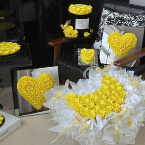 D119 Yunnan Usine En Gros Fourniture Pour Toujours Rose Boîte Préservée Fleurs Éternelles Immortelles Roses Éternelles De Noël Petit - Product Image 1