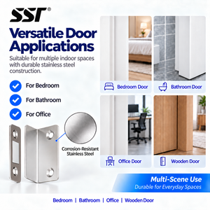 Cerradura Magnética para Puerta Corredera de Gabinete Metálico SSR, Adhesivo Fuerte, Diseño Moderno, Fácil Instalación, para Cocina, Sala de Estar, Baño - Product Image 3