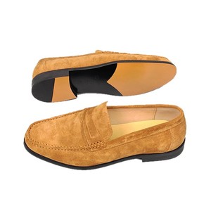 Mocassins pour hommes en cuir véritable à bout rond, à enfiler, respirants, pour le bureau et les occasions formelles, toutes saisons - Product Image 5