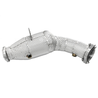 Tuyau d'échappement haute performance en acier inoxydable avec isolation pour Mercedes-Benz C43 W205 E43 W213 GLC43 GLE43 AMG 3.0T M276 2016+