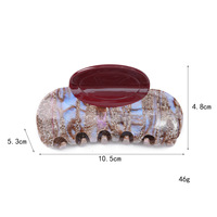 Pince à cheveux en acétate haut de gamme pour femme, style japonais et coréen, design de niche, pince requin polyvalente pour l'arrière de la tête, accessoires capillaires, cadeau