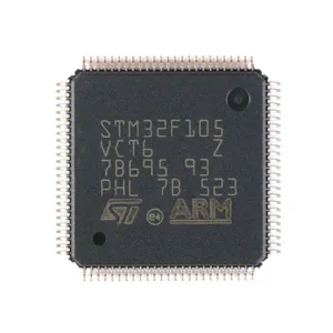 hxc STM32F105VCT6 LQFP-100 ARM Cortex-M3 Microcontrôleur 32 bits-MCU - Product Image 1