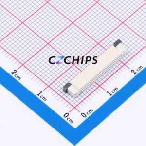 CAX-AFC07-34XCB-H2.0 FFC/FPC Connector SMD,P=0.5mm,Horizontal Mount Connector Drawer Type Bottom Contact 34P 0.5mm - Product Image 2
