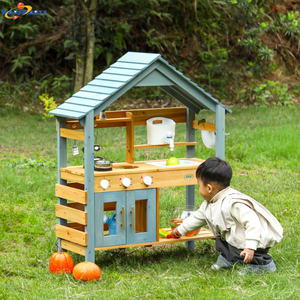 <span class=keywords><strong>Giocattolo</strong></span> Unisex per Bambini: Set Cucina da Giardino in Legno per Esterni con Design Anti-Muffa, Fornello e Rubinetto per Giochi all'Aperto - Product Image 2