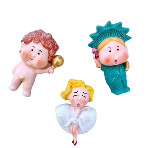 Aimants magnétiques de réfrigérateur en résine de dessin animé Yijia, David de peinture de renommée mondiale, <span class=keywords><strong>Statue</strong></span> de la liberté, <span class=keywords><strong>Marilyn</strong></span> <span class=keywords><strong>Monroe</strong></span> décorative - Product Image 1