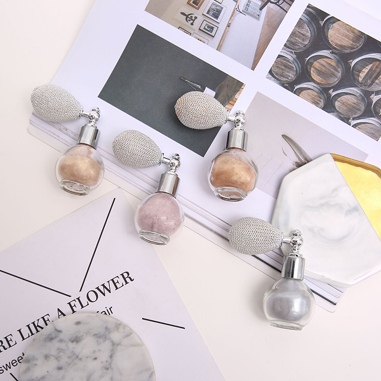 2021 новые стили 4 вида цветов со сверкающими золотистыми тела хайлайтер отблеск рассыпчатая пудра, косметическое средство, макияж, спрей для женщин