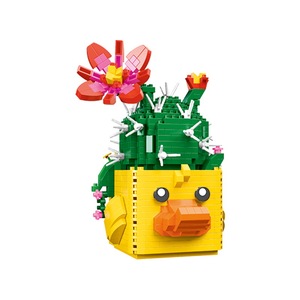 Blocs de construction de jardin de plantes succulentes en micro-diamant, modèle de fleur en pot, jouet d'assemblage pour les âges de 8 à 13 ans, unisexe, 97005 - Product Image 3