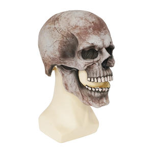 Accessoires d'horreur en latex réalistes-<span class=keywords><strong>Masque</strong></span> de crâne à bouche mobile <span class=keywords><strong>pour</strong></span> les décorations de fête d'Halloween <span class=keywords><strong>Maison</strong></span> hantée Couverture de casque d'Halloween - Product Image 6