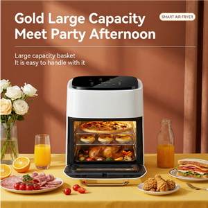 Friteuse à air numérique 12L grande capacité, <span class=keywords><strong>cuisinière</strong></span> intelligente sans huile en acier inoxydable, contrôle tactile visuel, friture saine - Product Image 5
