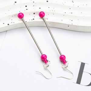 Handmade Beaded Earrings for Women Long Drop Design Lightweight Luxury Custom Jewelry <b>Gift</b> - Product Image 4