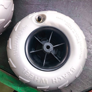 Huuan — <span class=keywords><strong>chariot</strong></span> de pêche de <span class=keywords><strong>plage</strong></span> de 12 pouces, fauteuil roulant <span class=keywords><strong>gonflable</strong></span> en PU, pour <span class=keywords><strong>chariot</strong></span> de Kayak - Product Image 4