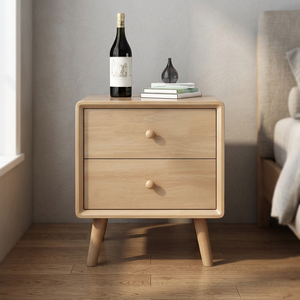Modern Small Space Multi-Purpose Nightstand with Storage <b>Compact</b> <b>Bedside</b> <b>Table</b> for Bedroom Furniture - Product Image 4
