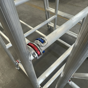 Torre <span class=keywords><strong>de</strong></span> Andamio <span class=keywords><strong>de</strong></span> Aluminio con Ruedas, Andamio Móvil <span class=keywords><strong>de</strong></span> Aluminio, Andamio <span class=keywords><strong>de</strong></span> Fachada, Plataforma <span class=keywords><strong>de</strong></span> Trabajo <span class=keywords><strong>de</strong></span> Altura Personalizable - Product Image 5